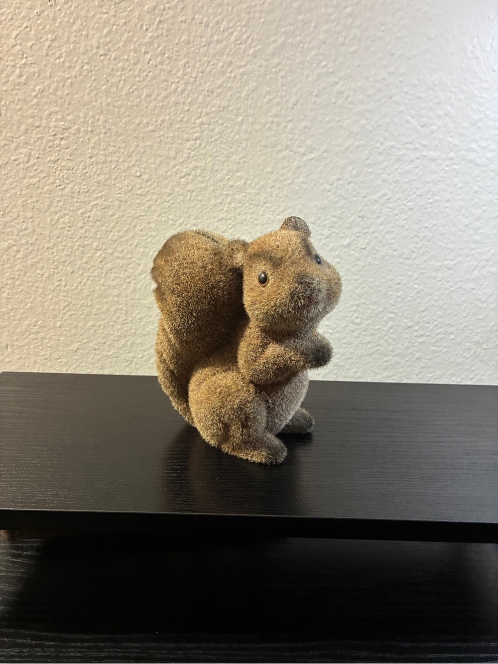 VINTAGE FLOCKED SQUIRREL COIN
BANK JAPAN 6"